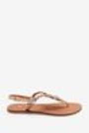 Multi Leather Plaited Knot Sandals - Image 1 of 1