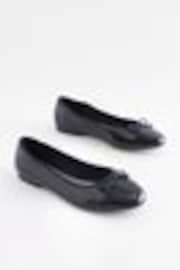 Navy Blue Extra Wide Fit Forever Comfort® Ballerinas Shoes - Image 1 of 1