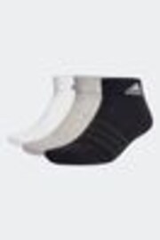 متعدد الألوان - حزمة جوارب مبطنة بطول الكاحل من تشكيلة الملابس الرياضية من adidas من 6 قطع - صورة 1 من 1