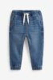 Mid Blue Denim Regular Fit Jogger Jeans With Comfort Stretch (3mths-7yrs) - Image 1 of 1