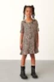 Animal Print Ruched Sleeve Tea Dress (3-16yrs) - Image 1 of 1