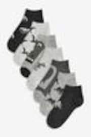 Mono Dinosaur Cotton Rich Trainer Socks 7 Pack - Image 1 of 1