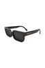 tortoiseshell square-frame sunglasses Schwarz