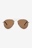 Womens Brown Havana Sunglasses