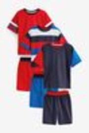 Red/Blue Short Pyjamas 3 Pack (3-16yrs) - Image 1 of 1