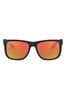 matte-effect square-frame sunglasses