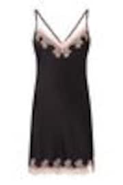 Ann Summers Black Sorella Satin Chemise Slip Nightie - Image 1 of 1