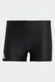 adidas Black Solid Swim Boxers - Image 1 of 1