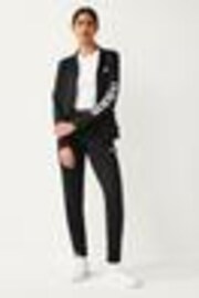 adidas Black Sportswear Linear Tracksuit - Image 1 of 1