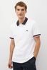 lacoste sweat a capuche brode blanc homme