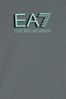 Ea7 Emporio Armani gold embossed logo hoodie