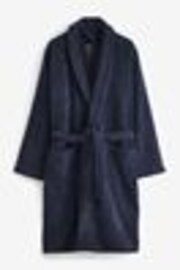 Navy Blue Cotton Towelling Dressing Gown - Image 1 of 1