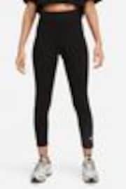 Negro - Nike Sportswear Classic Alto-Waisted 7/8 Leggings - Imagen 1 de 1