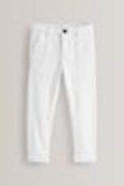 White Skinny Fit Stretch Chino Trousers (3-17yrs) - Image 1 of 1