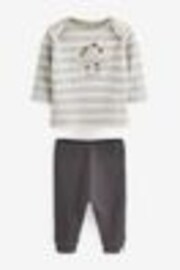 Neutral Dinosaur Baby Top and Leggings 2 Piece Set - Image 1 of 1