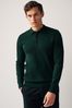 Woman Fitted Polo Neck Knitted Athlete