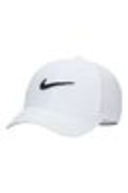 Nike White Dri-Fit Club Structured Swoosh Cap - Image 1 of 1