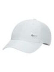 Bela - Nike kapa s kovinsko kapo Nike Dri-FIT Club Unstructured Metal Swoosh - Slika 1 iz 1