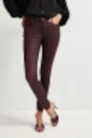 Berry Red Coated Skinny Jeans - Image 1 of 1