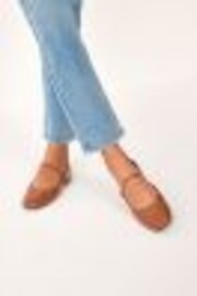 Camel Brown Forever Comfort® Mary Jane Shoes - Image 1 of 1