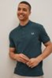 Грязный серо-синий - Однотонная рубашка поло Fred Perry - Image 1 of 1