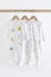Bela - 100% bombaž Delicate dojenček Sleepsuits 3 komplet (0-2yrs) - Slika 1 iz 1