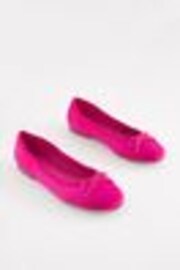 Bright Pink Regular/Wide Fit Forever Comfort® Ballerina Shoes - Image 1 of 1