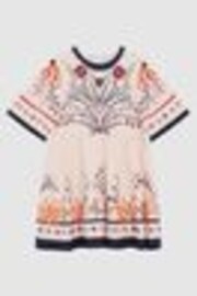 Reiss Ivory Ania Senior Floral Printed Dress - Image 1 of 1