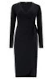 Pour Moi Black Bryony Slinky Jersey Bodycon Midi Dress - Image 1 of 1
