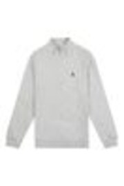 U.S. Polo Assn. Grey Mens Classic Fit Quarter Zip Sweatshirt - Image 1 of 1