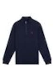U.S. Polo Assn. Dark Blue Mens Classic Fit Quarter Zip Sweatshirt - Image 1 of 1