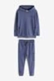 Baker by Ted Baker Blue 100% Cotton Hoodie And Joggers Set - Image 1 of 1