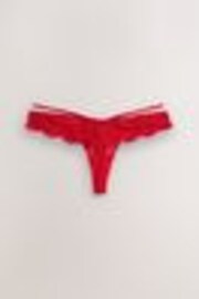 Red Thong Lace Thong - Image 1 of 1
