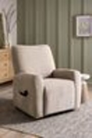 Fine Chenille Mink Brown Jaxon Riser Recliner Armchair - Image 1 of 1