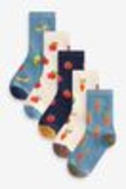 Fruit Vegetable Prints Print Rich Socks 5 Pack - Image 1 of 1