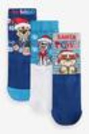 Christmas Paw Patrol Cotton Rich License Socks 3 Pack - Image 1 of 1