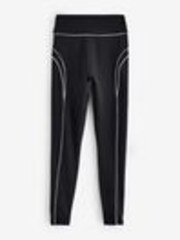 self. Black/White High Waist Leggings - Image 1 of 1