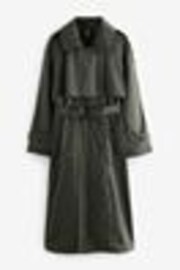 Khaki Green Premium Padded Padded Trench Coat - Image 1 of 1