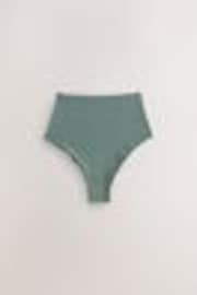 self. Khaki Green Brazilian Knickers - Image 1 of 1