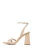 Schutz Cadey-Lee Leather Ankle-Strap Dakota Sandals