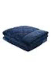 Laura Ashley Navy Blue Barley Embossed Quilted Bedspread - Image 1 of 1