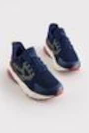 Navy Pull On Trainers - Image 1 of 1