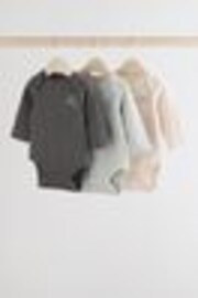 Monochrome Baby Long Sleeve Bodysuits 3 Pack - Image 1 of 1