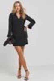 Simply Be Black Tie Side Blazer Dress - Image 1 of 1