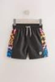 Black Checkerboard Printed Swim Shorts (3-16yrs) - Image 1 of 1