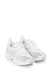 Calvin Klein Retro Tennis Low Lace White Trainers - Image 1 of 1