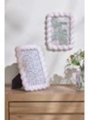 Lilac Purple 3D Twisted Rope Photo Frame - Image 1 of 1