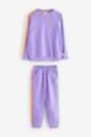 Little Bird by Jools Oliver Lilac Purple Sweatshirt and Joggers Set - Image 1 of 1