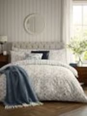 Laura Ashley Natural 100% Cotton Fennelton Duvet Cover and Pillowcase Set - Image 1 of 1