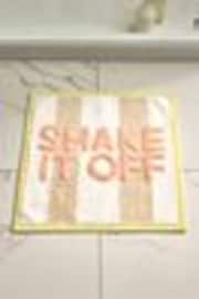 Pink Shake It Off 100% Cotton Shower Mat - Image 1 of 1